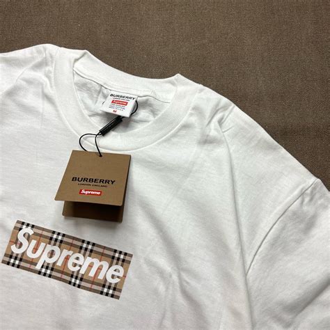 burberry supreme shirt|supreme burberry skateboard.